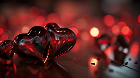 background with hearts for lovers.の素材