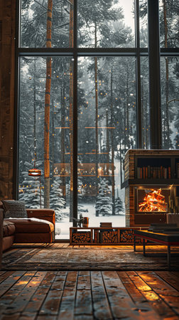 A room featuring a grand piano by a large window, with sunlight illuminating the keys and surrounding space.の素材