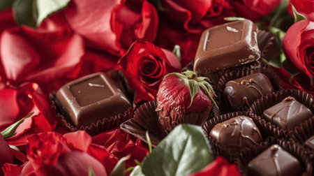 Chocolates and Roses.の素材