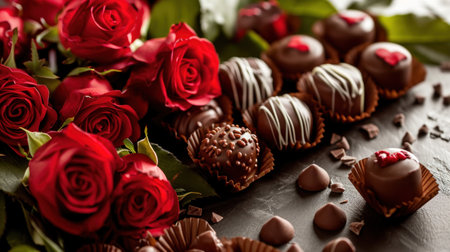Chocolates and Roses.の素材