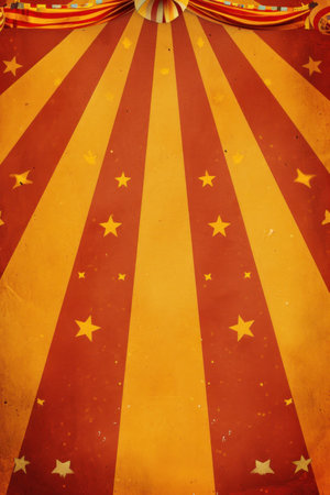 circus advertising background with copy space.の素材