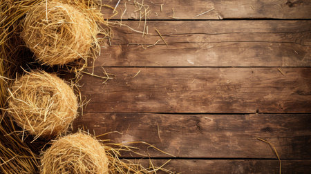 Farm advertising background with copy space.の素材