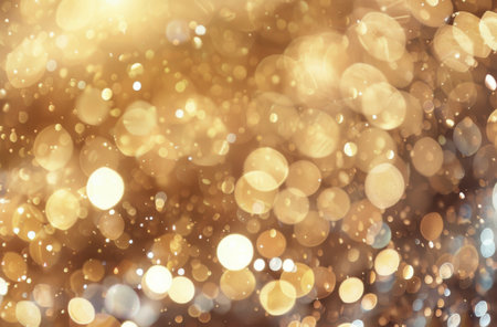 A cluster of various lights blurred together, creating a mesmerizing and vibrant display.の素材
