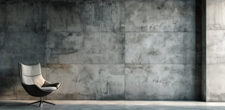 A pink chair is placed in front of a window, creating a simple and modern interior design. The chair is unoccupied, and the sunlight streaming through the window highlights its vibrant color.の素材