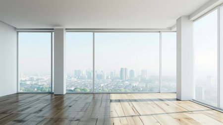 real estate advertising background with copy space.の素材