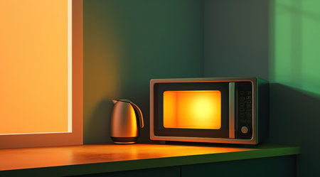 an expensive microwave oven,の素材