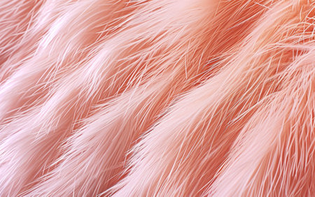 an orange fur texture close up, digital manipulation.の素材
