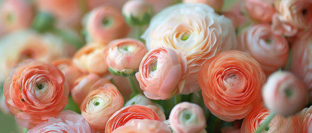 A collection of pink flowers arranged neatly in a glass vase, adding a touch of color and elegance to the room.の素材