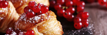 fresh pastry berry pastry.の素材