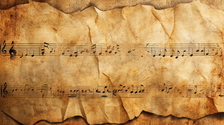 Music background with copy space.の素材