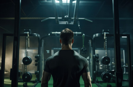 how to build muscular, toned back muscles.の素材