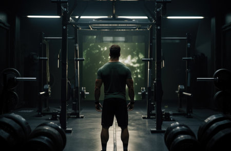 how to build muscular, toned back muscles.の素材