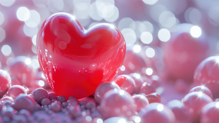 heart love wallpaper and background.の素材