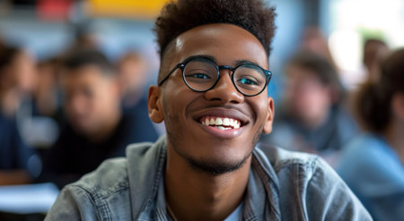 a young man is standing on the beach.の素材