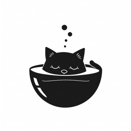 spa logo, abstract, minimalist, black and white.の素材