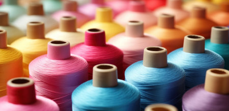 multicolor threads is a major issue in the textile industry.の素材