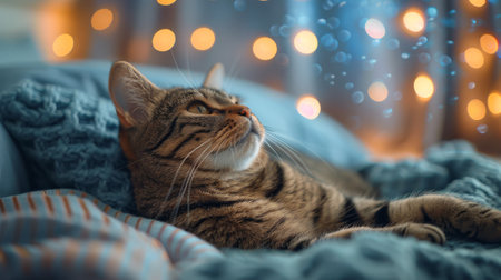 Multicolored circles and dots form an abstract, vibrant background.の素材