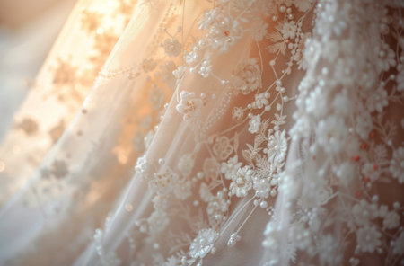 bridal beg gowns.の素材