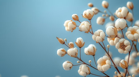 Detailed view of a plant with white flowers in full bloom, showing delicate petals and green foliage.の素材