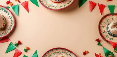 Multiple hats are hung neatly on a wall, creating a display of various styles and colors.の素材