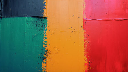Vibrant swirls of blue, orange, and pink create an abstract pattern against a dark backdrop, showing a striking interplay of colors and textures.の素材
