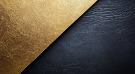 A stylish combination of shimmering gold and deep black textures creates a luxurious backdrop. The geometric arrangement emphasizes both elegance and modern design, making it ideal for creative projects or decor inspiration.の素材