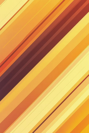 A dynamic composition features sweeping strokes of yellow and orange with hints of cream, showing an abstract style. The colors blend harmoniously, creating an energetic atmosphere.の素材