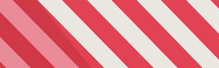 Abstract background with pink and white diagonal stripes.の素材