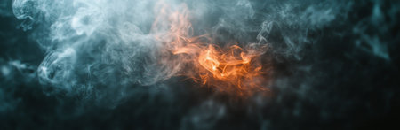 A decadent chocolate treat sits invitingly, adorned with aromatic coffee beans. Wisps of steam rise, creating a warm and tantalizing atmosphere in the kitchen, appealing to dessert enthusiasts.の素材