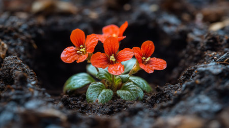 A vibrant flowering tree showcases clusters of pink blossoms amid fresh green leaves in a garden during early spring, highlighting natures beauty and renewal.の素材