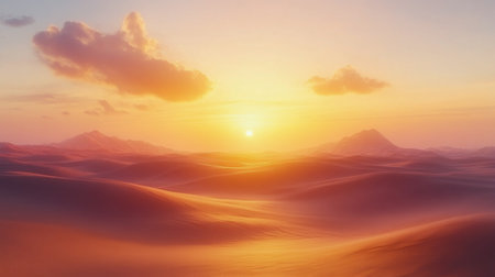 Golden sunlight illuminates rolling green hills at sunrise, highlighting the tranquil beauty of the countryside. Shadows create depth in this serene early morning landscape.の素材