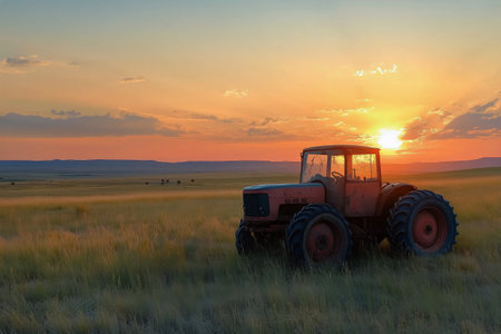 Rows of cozy glamping tents stretch across a dry golden field, surrounded by distant hills under a bright sky. Ideal for outdoor enthusiasts looking for comfort in nature.の素材