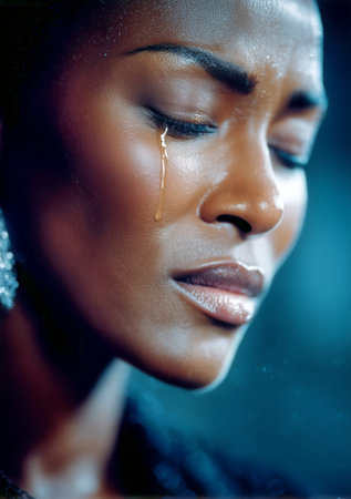 A grand hall showcases towering windows filled with soft snowflakes. Elegant chandeliers illuminate the marble floor, creating a serene and magical winter atmosphere.の素材