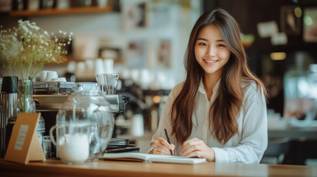 Bright yellow rubber duck sits on a smooth, plain surface. Its cheerful expression suggests it is ready for playtime during bath activities or at a pool party.の素材