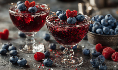 Bright red and white flowers create a decorative frame with heart shapes around a blank center, suitable for various celebrations and romantic moments.の素材