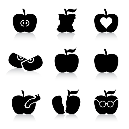 apple illustrationsのイラスト素材