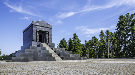 Belgrade, Serbia - July 09, 2017: Unknown Hero Monument, Avala, Belgrade, Serbiaのeditorial素材
