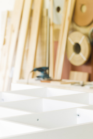 The interior joinery, furniture shop, natural lightの写真素材