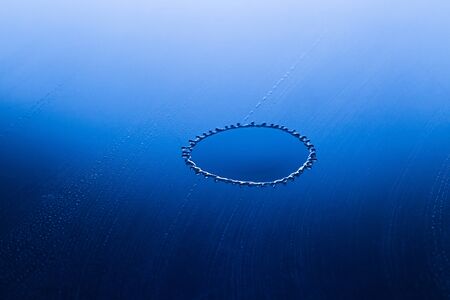 Drops, splashes, spray, abstract shapes out of the water, minimalism, studio lightingの写真素材