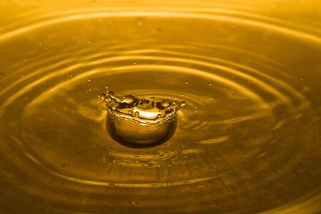 Drops, splashes, spray, abstract shapes out of the water, minimalism, studio lightingの写真素材