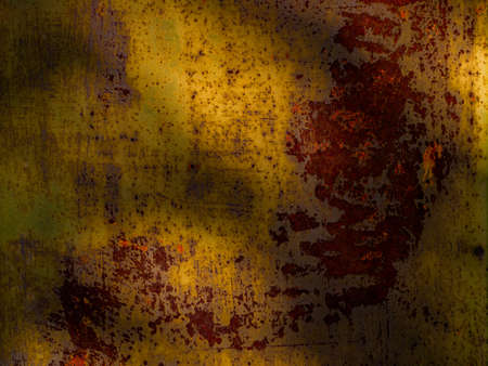 Metal old rusty textured painted background, natural lightの写真素材