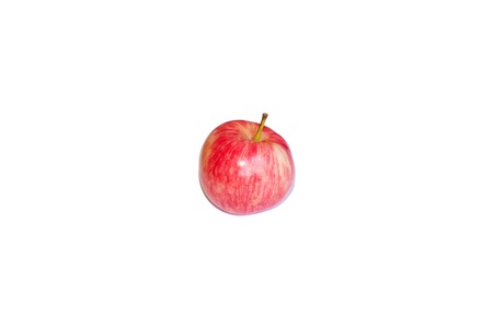 Apple on white backgroundの写真素材
