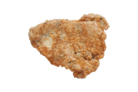 Pork chop on white backgroundの写真素材