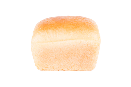 White bread isolated on a white backgroundの写真素材