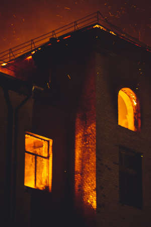 tragedy, 911, House On Fire At Night