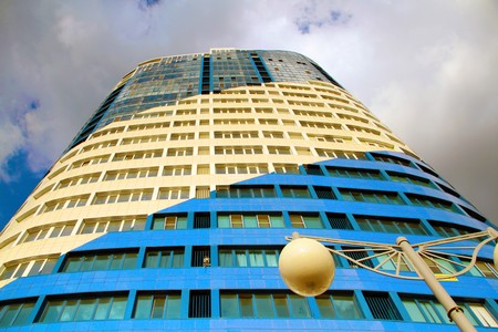 Beautiful view of the building in the city of Krasnodarのeditorial素材