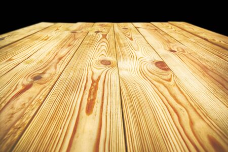 Old dark wooden table