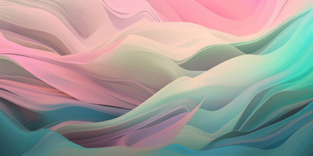 Concept illustration of abstract colorful background in soft pastel colors. Generative AIの素材
