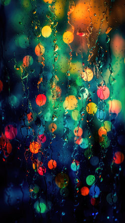 Abstract lights blur bokeh background, rich colors. bokeh background. Generative AIの素材