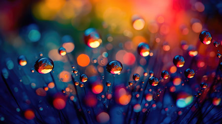 Abstract lights blur bokeh background, rich colors. bokeh background. Generative AIの素材